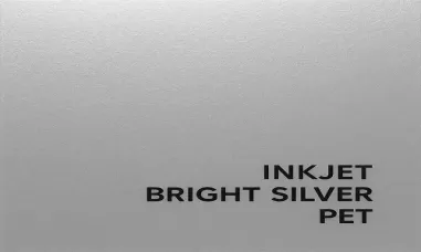 Inkjet Bright Silver PET — преміальна маркування з металевим ефектом для брендингу з високим ударом