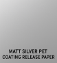 Покриття PET Matt Silver